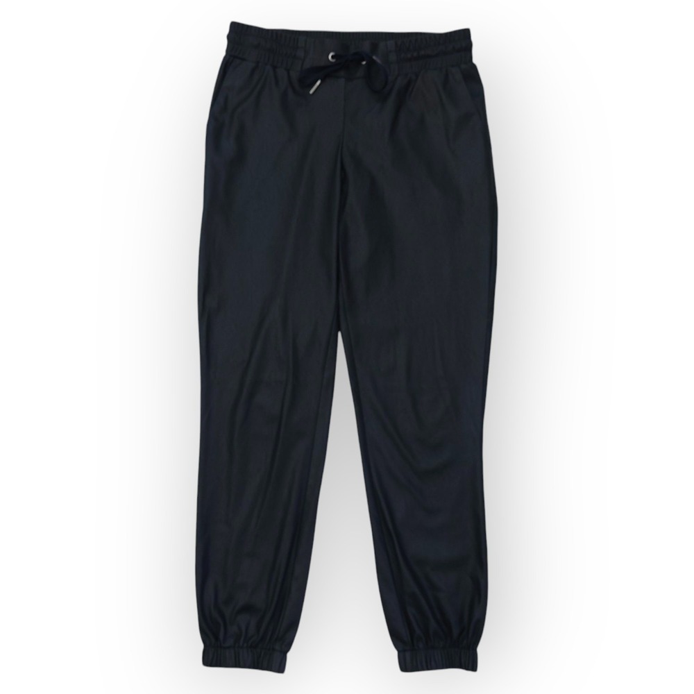 N:PHILANTHROPY Scarlett Faux Leather Joggers Black Small PA445PEP00